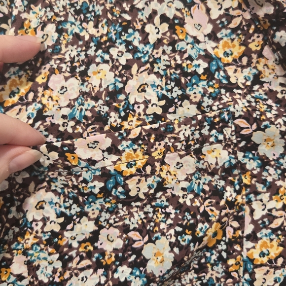 Torrid Floral Women's 3/4 Sleeve Blouse Multicolor Size 2 - Picture 4 of 8